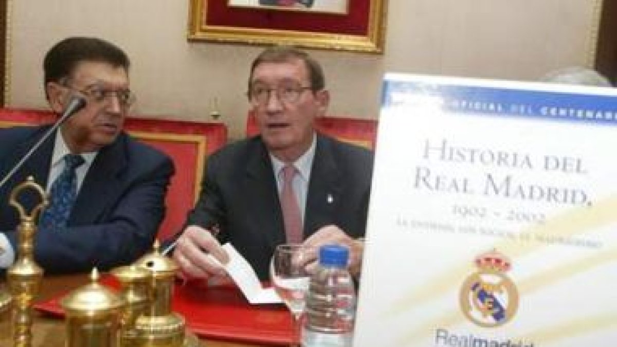 Ignacio Zoco, en el centro, será la representación oficial del Real Madrid en este aniversario.
