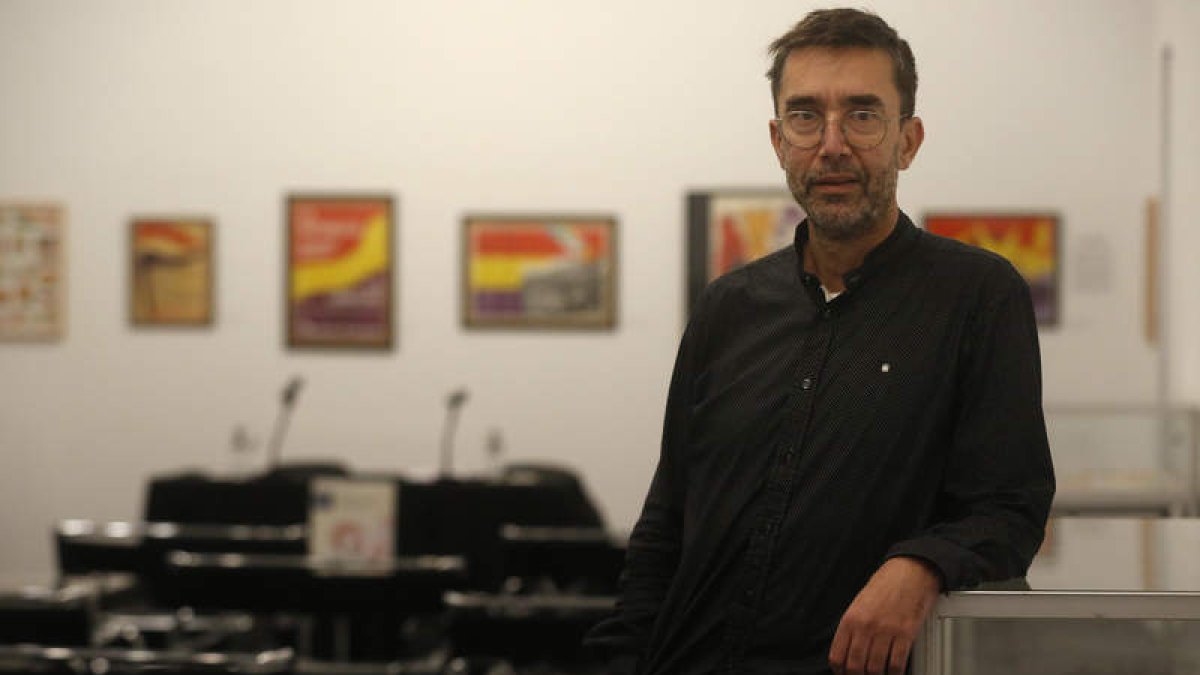 Marcos Obregón, poco antes de presentar ayer en El Albéitar su libro ‘Contra el diagnóstico’. FERNANDO OTERO