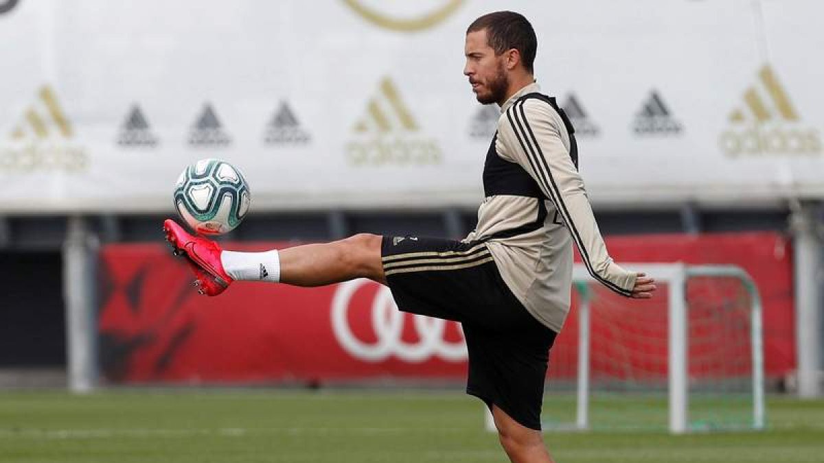 El delantero belga Eden Hazard es la gran esperanza del Real Madrid para conseguir el título.