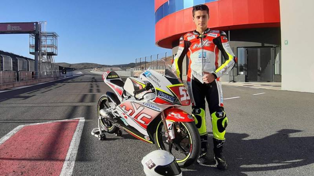 Héctor Yebra afronta una nueva temporada en los circuitos con el objetivo de luchar por el podio. DL