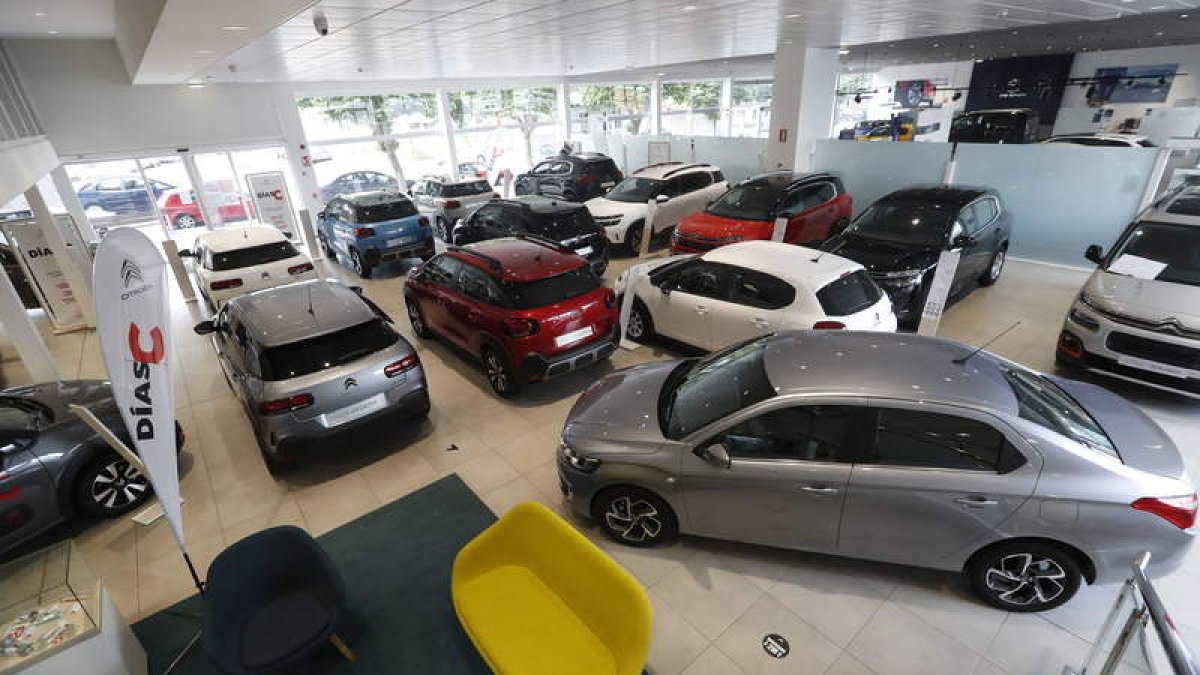 Concesionario de Citroën Eslauto-Peugeot con su stock de vehículos. RAMIRO