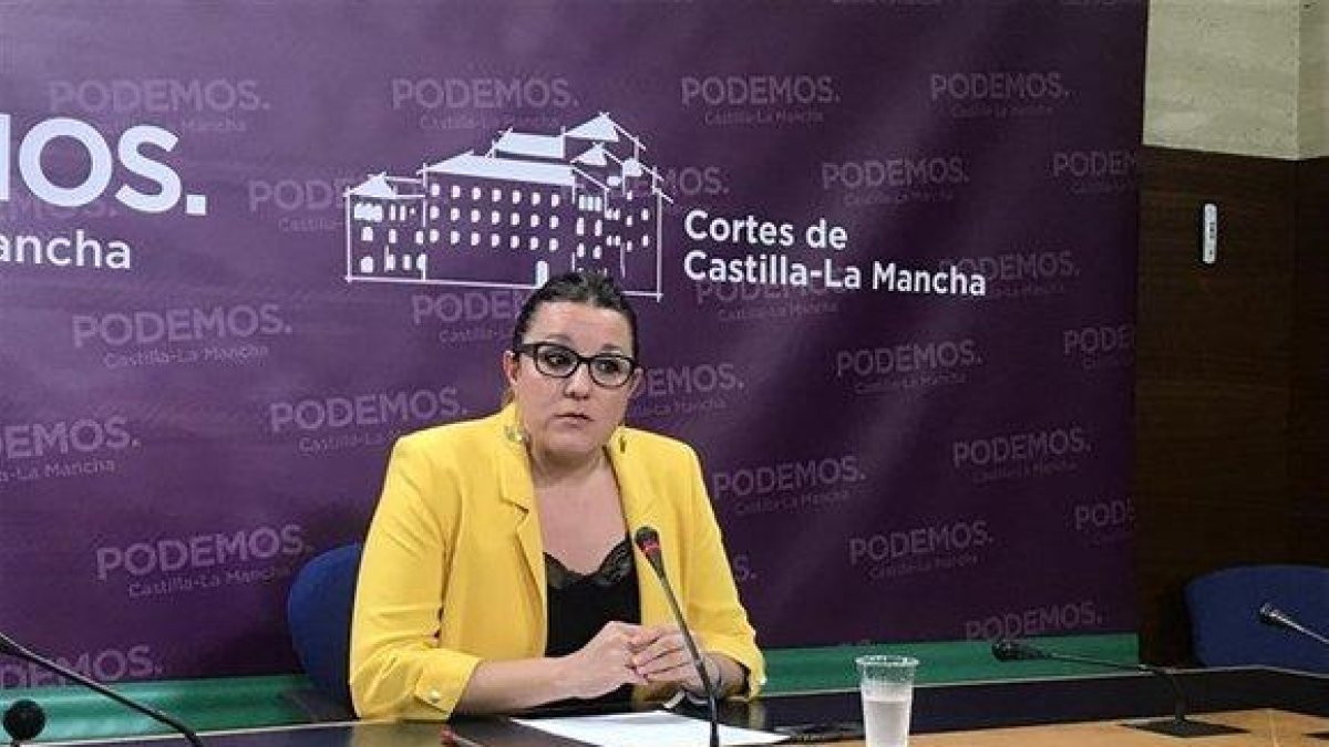 La secretaria de Organización de Podemos en Castilla-La Mancha, María Díaz.