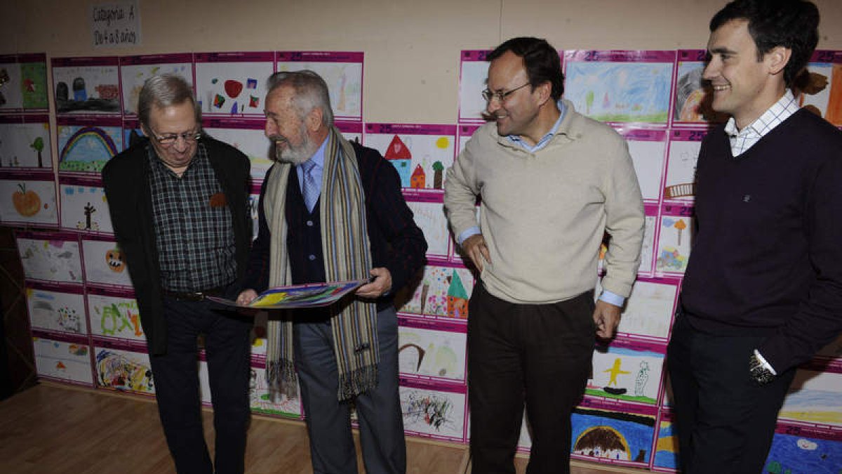 Prados, García Zurdo, Rivadulla y Méndez eligieron los trabajos premiados.