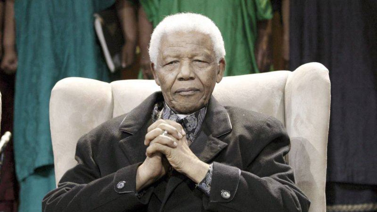 El expresidente sudafricano Nelson Mandela.