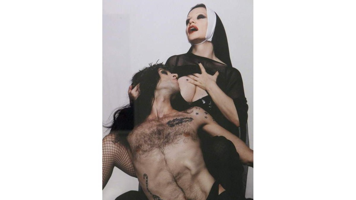 Mario Vaquerizo y Alaska, en la foto de Bruce LaBruce.