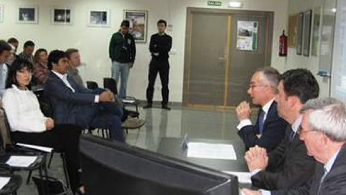 González Mantero presidió ayer una jornada en la Fundación Santa Bárbara.