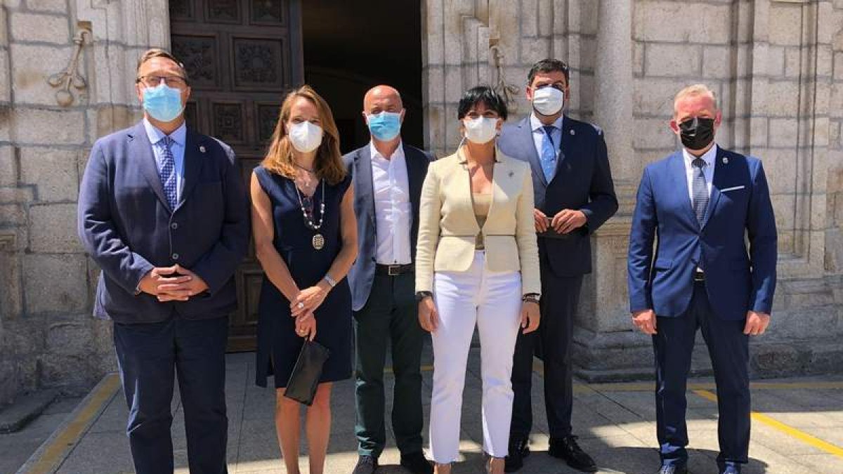 Imagen del Grupo Popular en el Consejo Comarcal del Bierzo. DL