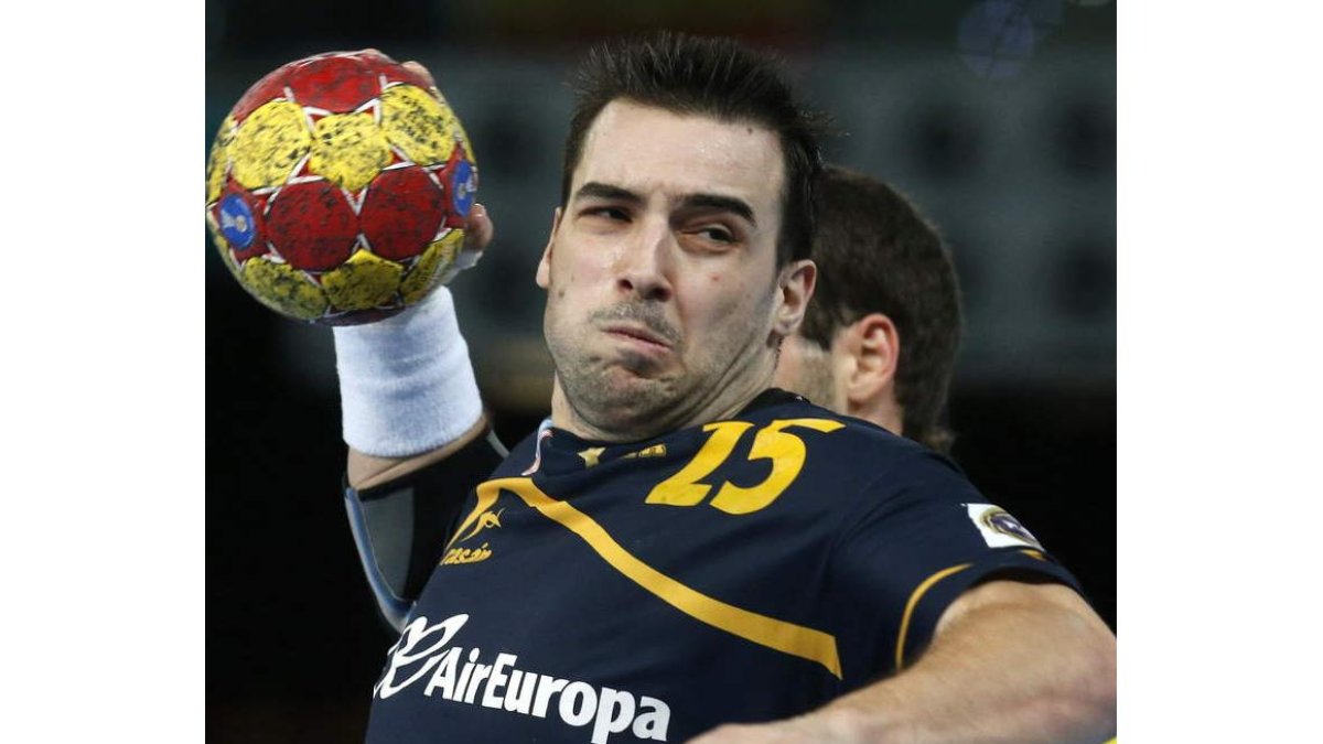 Ruesga con la camiseta de España en el pasado Mundial.