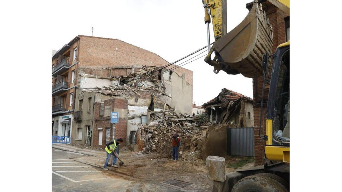 Obras de derribo.