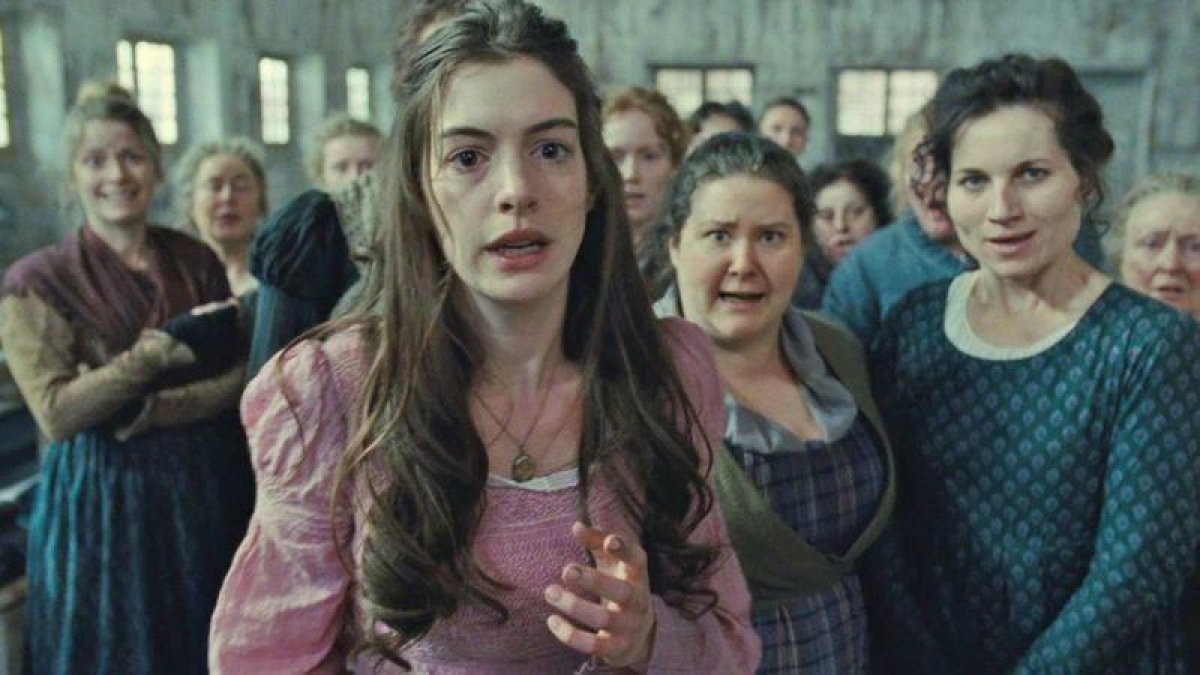 Escena de la película Los Miserables.