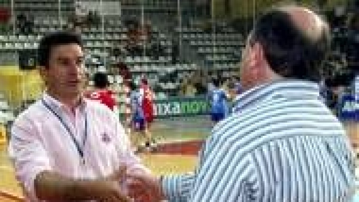 Cadenas y Equisoain, en mayo, tras la victoria ademarista en Copa