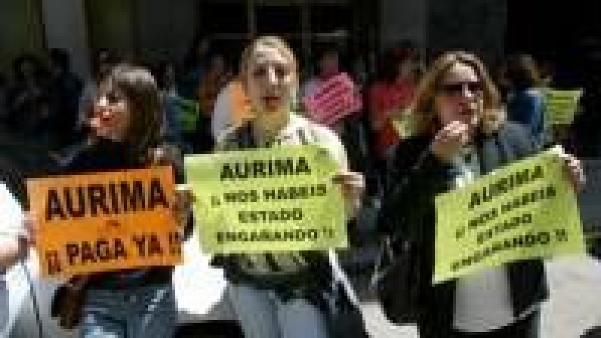 Las trabajadoras de Aurima se han venido manifestando desde el pasado mes de mayo