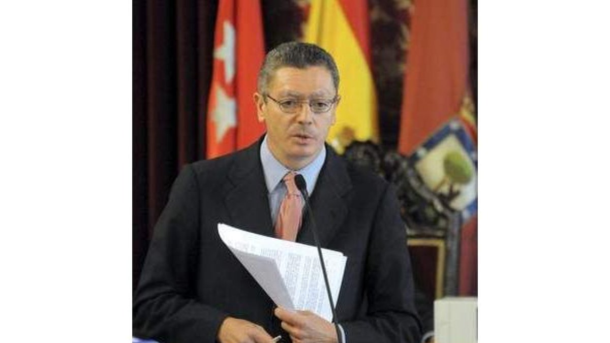 El alcalde de Madrid, Alberto Ruiz-Gallardón.