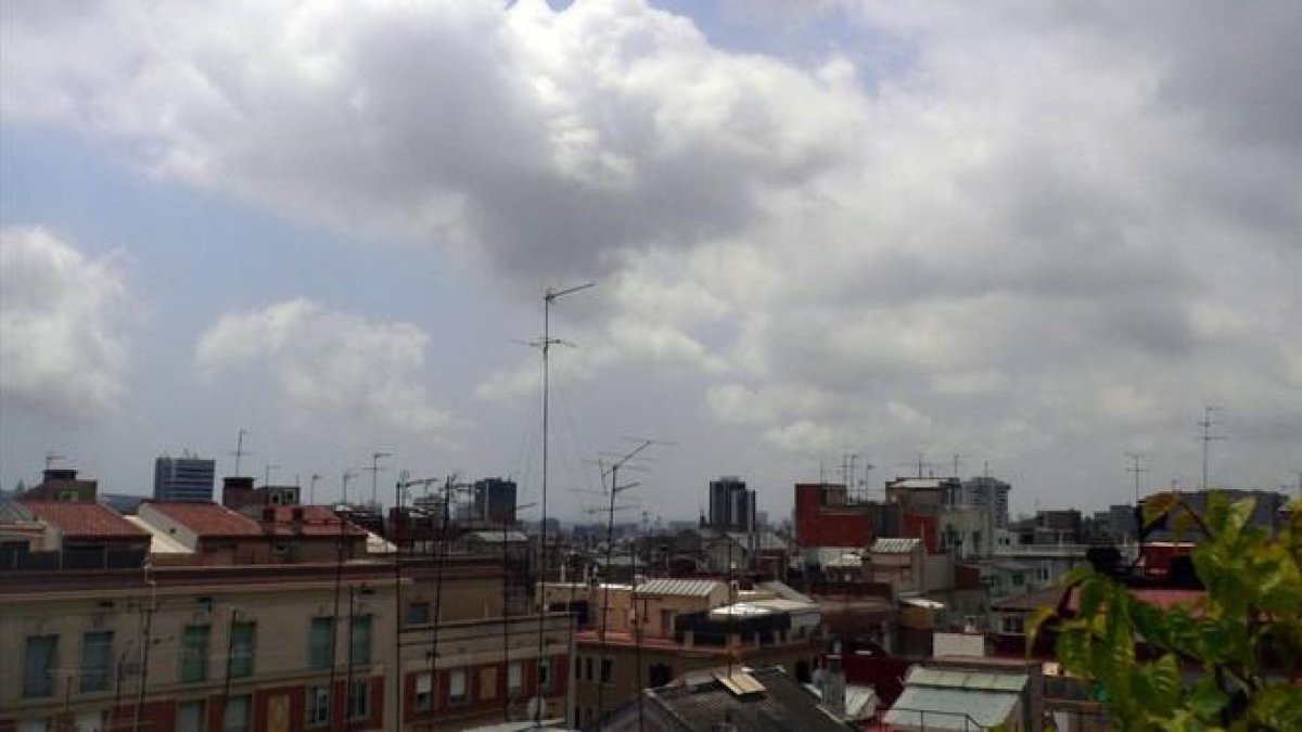 Nubes, en una imagen de archivo.
