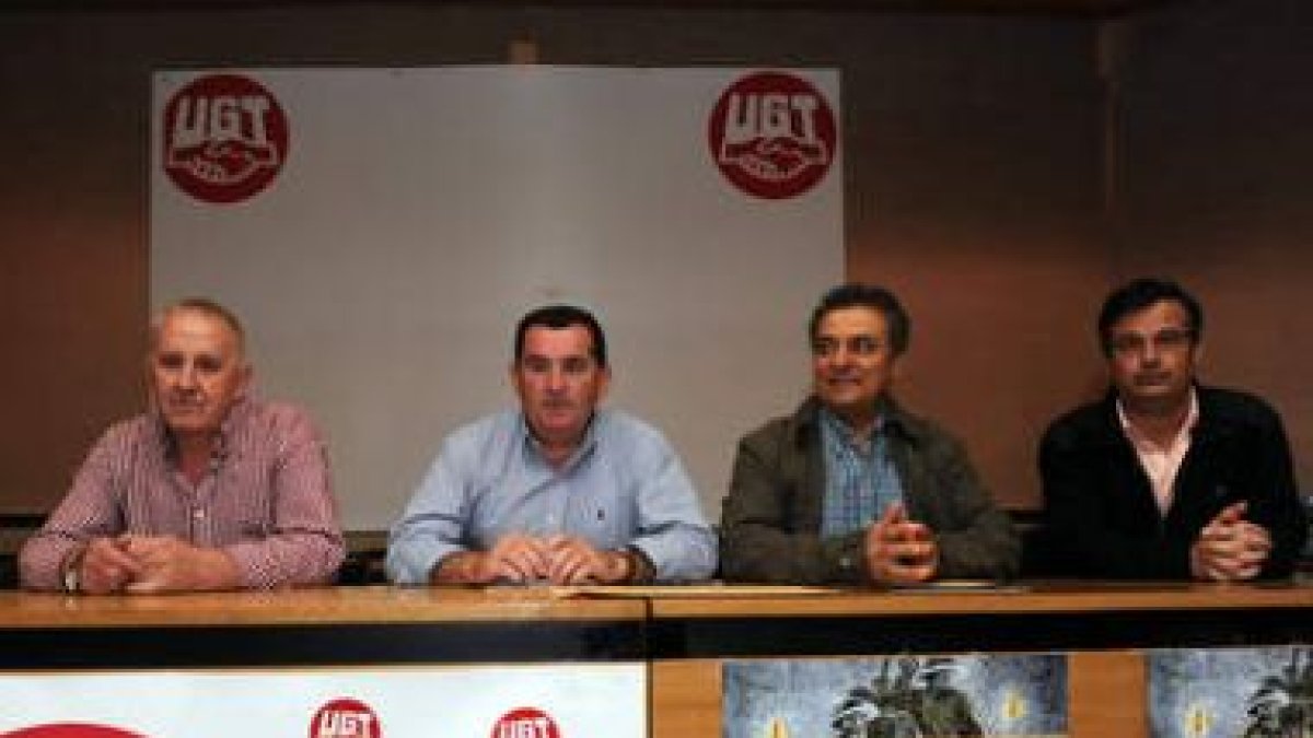 Miembros de comité de empresa de la planta de Hospital.