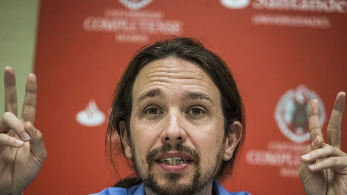 El secretario general de Podemos, Pablo Iglesias.