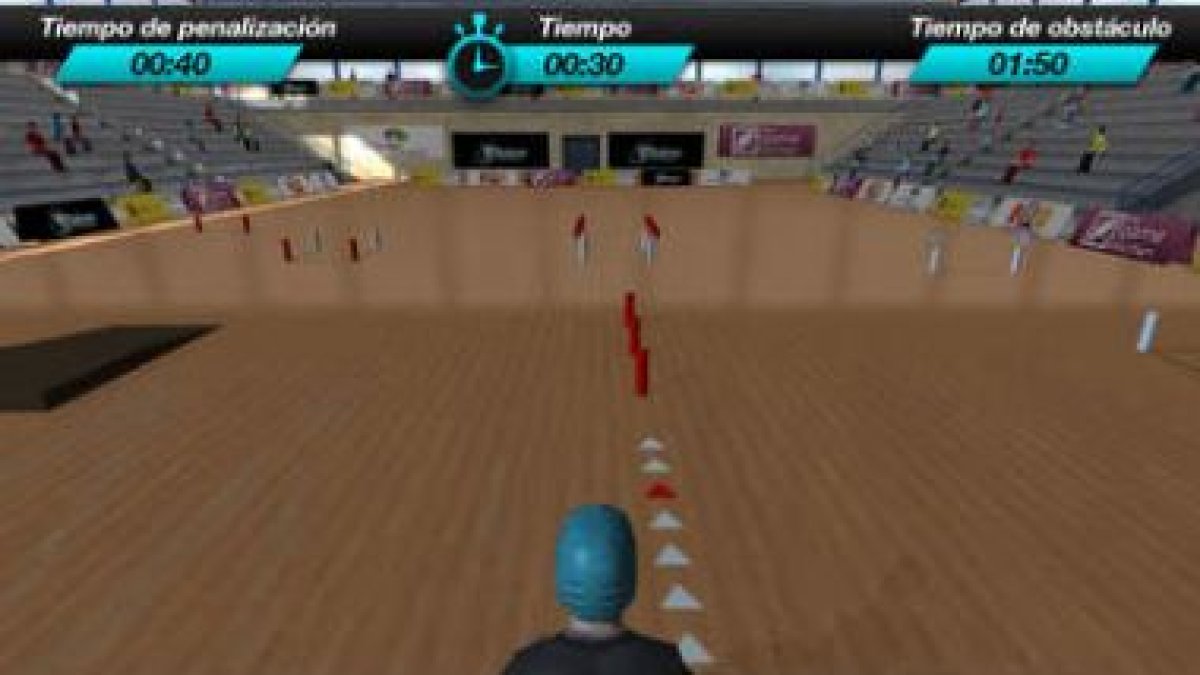 Una de las imágenes del videojuego que ha diseñado el CRE de San Andrés para discapacitados.