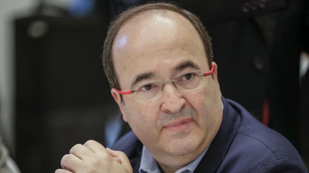 Miquel Iceta, el pasado día 7.