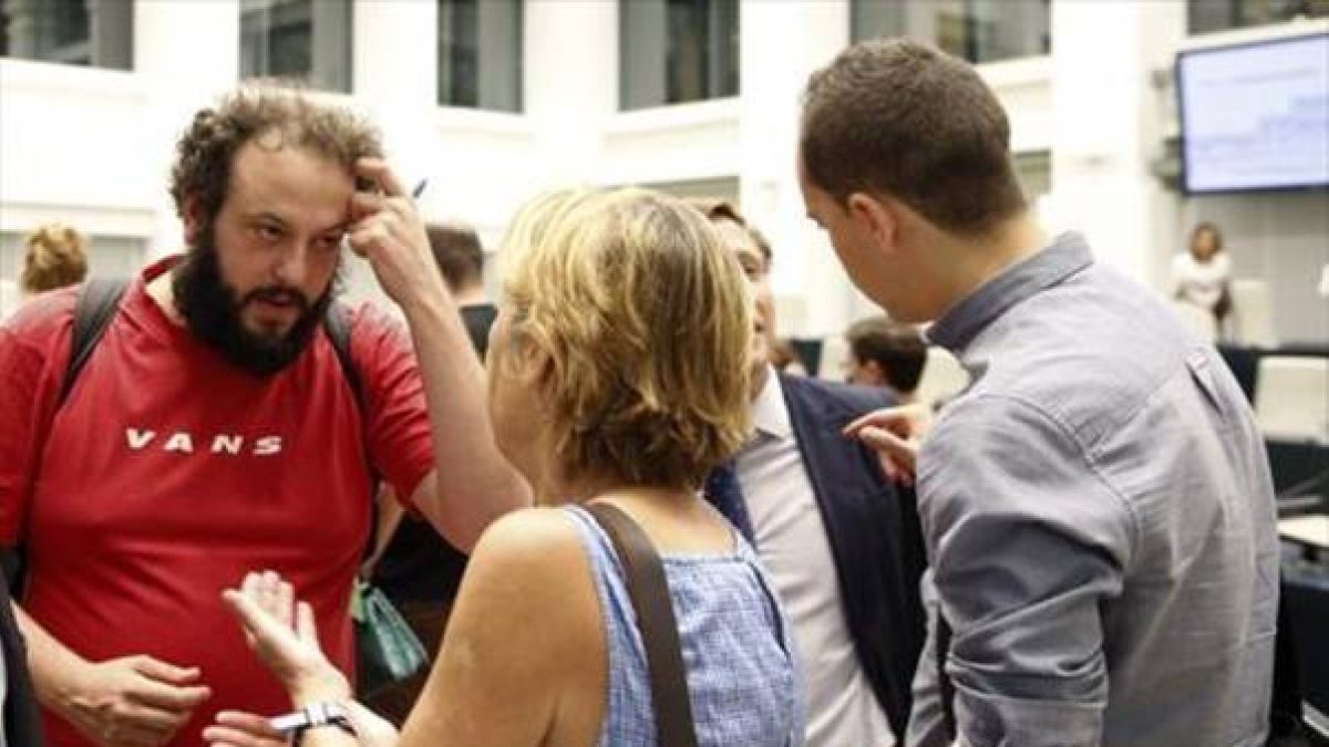 Guillermo Zapata, en el Ayuntamiento de Madrid, el pasado 30 de junio
