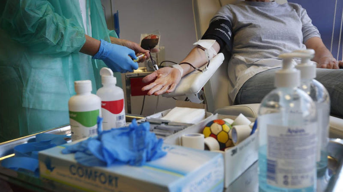 La donación de sangre se mantiene en la provincia y se incorporan los donantes de plasma. JESÚS F. SALVADORES