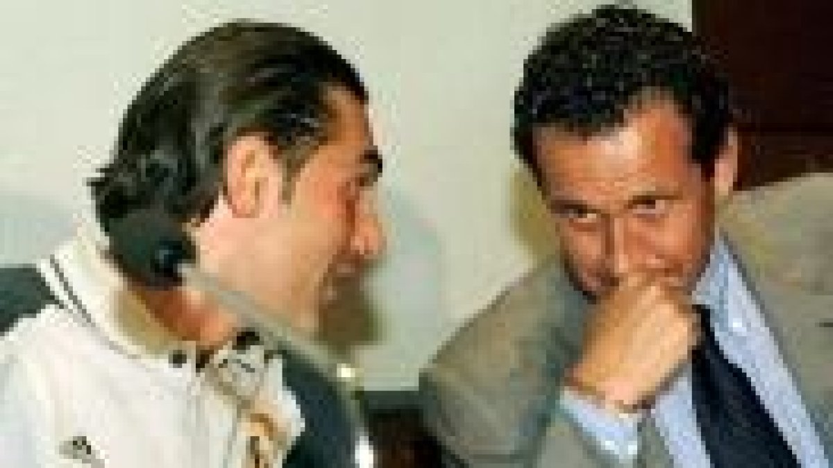 Scariolo (a la izquierda) fue el último responsable del baloncesto blanco