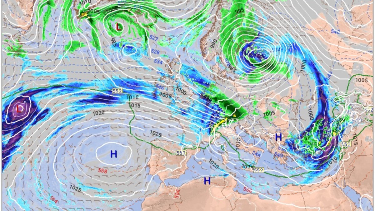 Previsión de nieve y precipitaciones para el día de Nochebuena. METEORED