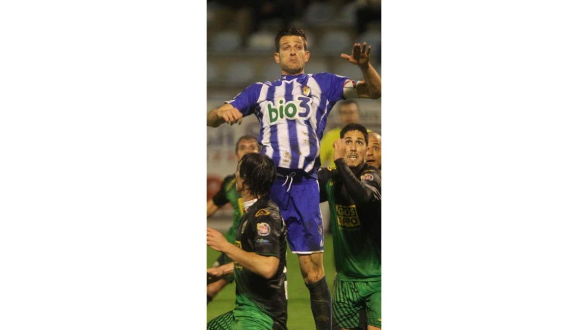 Mayordomo fue el autor del gol y uno de los jugadores que más luchó durante el partido.
