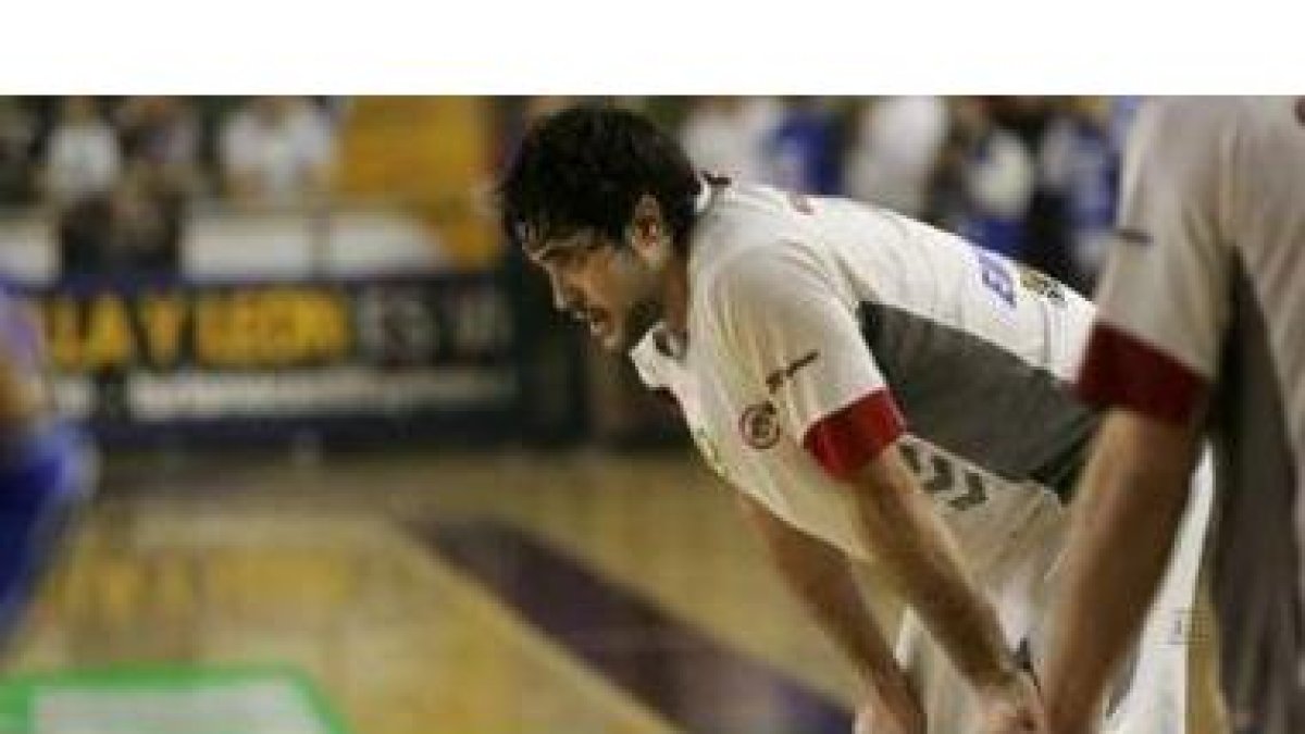 Entrerríos en un partido disputado hace ya casi tres años, en su última temporada en el Ademar.
