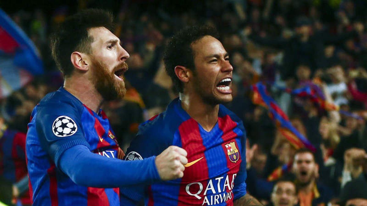 Neymar quiere volver a vestir la camiseta azulgrana y jugar al lado de Messi. QUIQUE GARCÍA