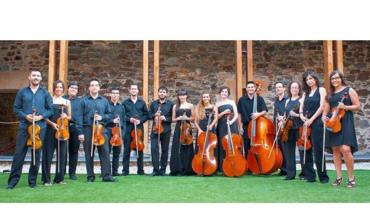 Los integrantes de la formación La Camerata Clásica de Ponferrada. DL