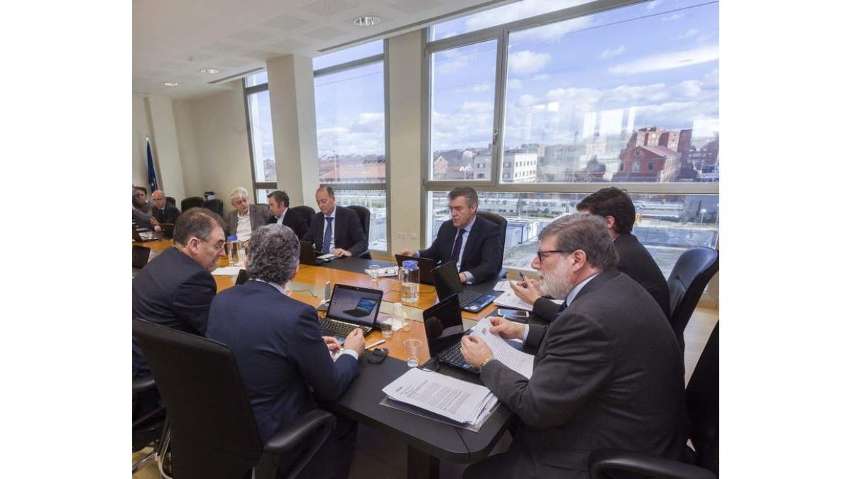 Junta directiva de Cecale celebrada ayer en Valladolid.