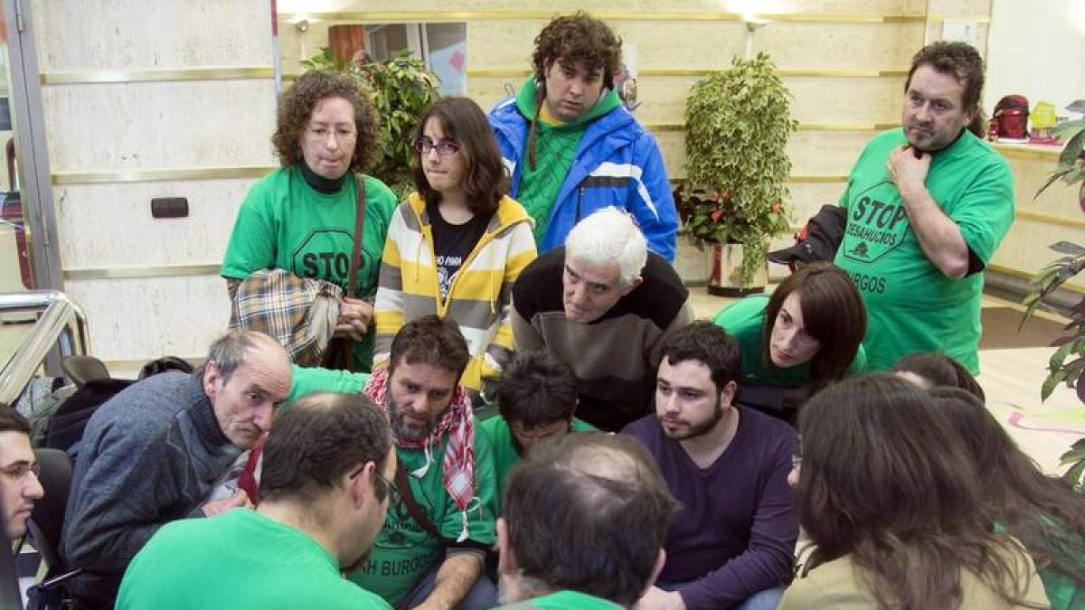 Un momento de la concentración.