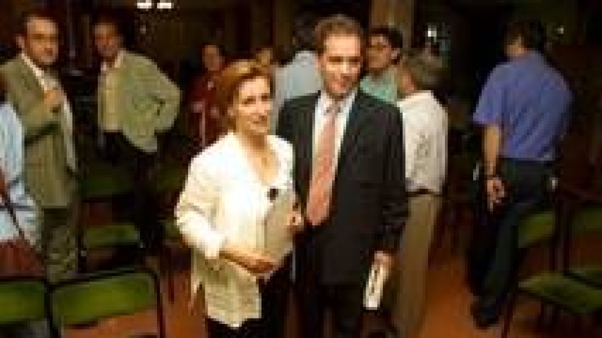 José María López Benito y Fátima López Placer en tiempos mejores