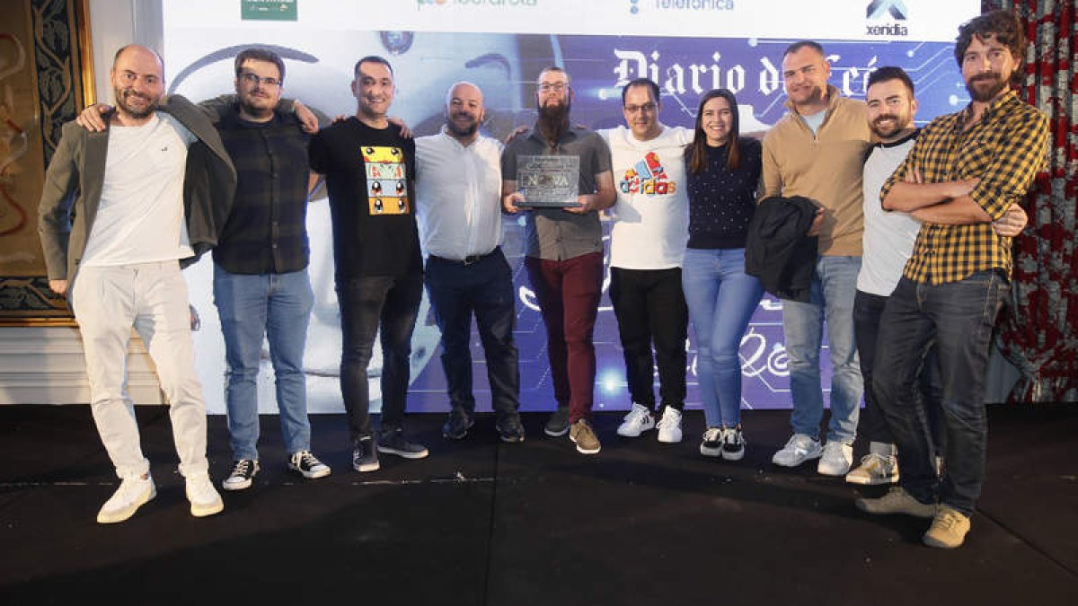 Juan Carlos Vázquez, de El Corte Inglés, Francisco Rodríguez, de Fundación Agropecuaria, y Manuel Rilo, de E. Leclerc