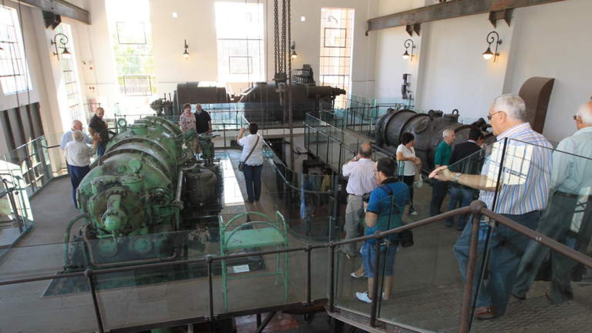 Interior de la antigua térmica de la MSP, tras su reapertura a los turistas como Museo de la Energía-Fábrica de la Luz. L. DE LA MATA