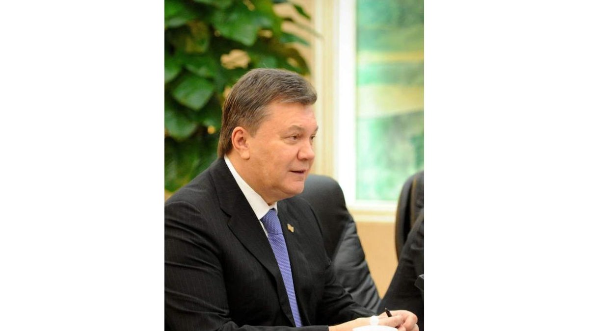 El presidente ucraniano Víctor Yanukóvich.