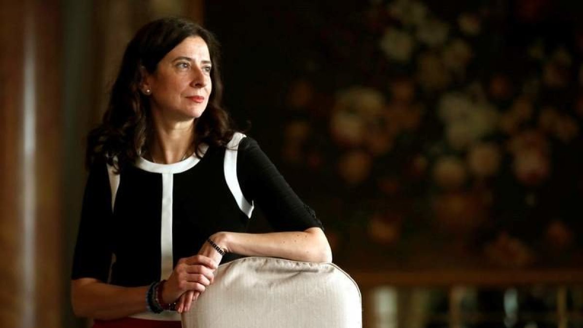 Ana Merino, ganadora del premio Nadal del presente año por su novela titulada ‘El mapa de los afectos’. ALBIR