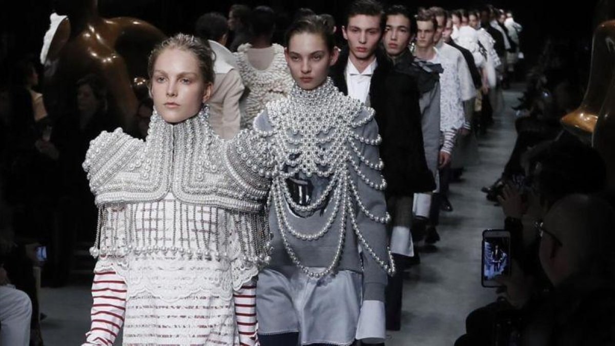 Desfile de Burberry.