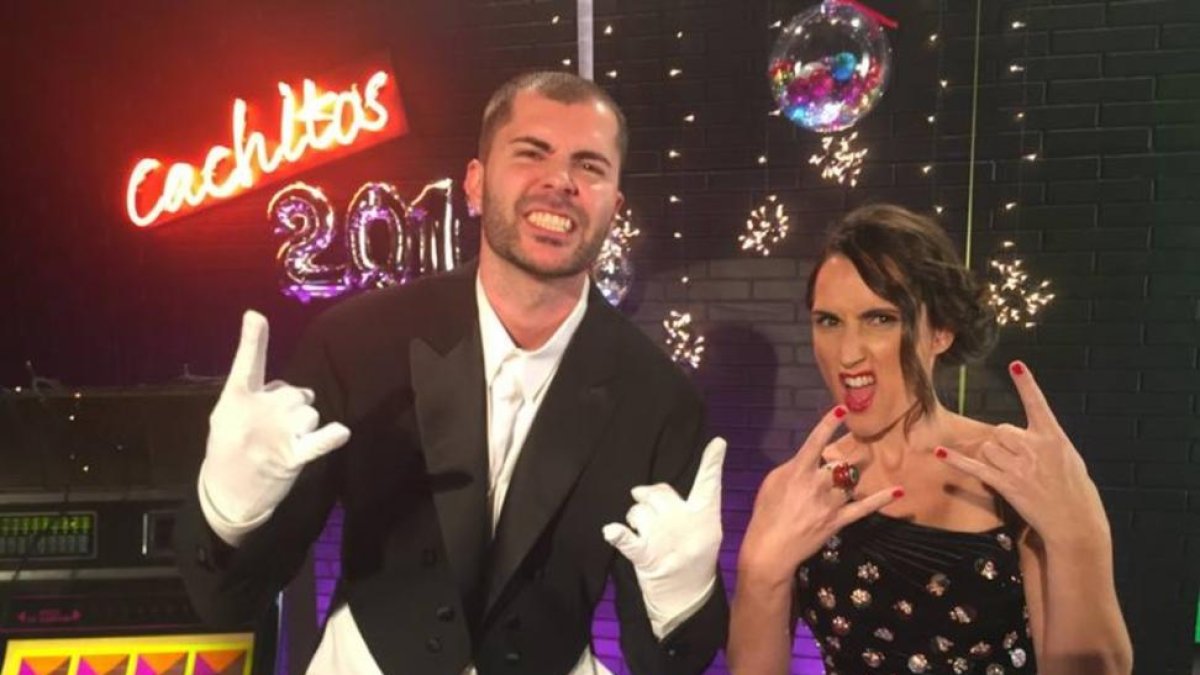 Una imagen del especial de Nochevieja del año pasado del programa de La 2 Cachitos de hierro y cromo.