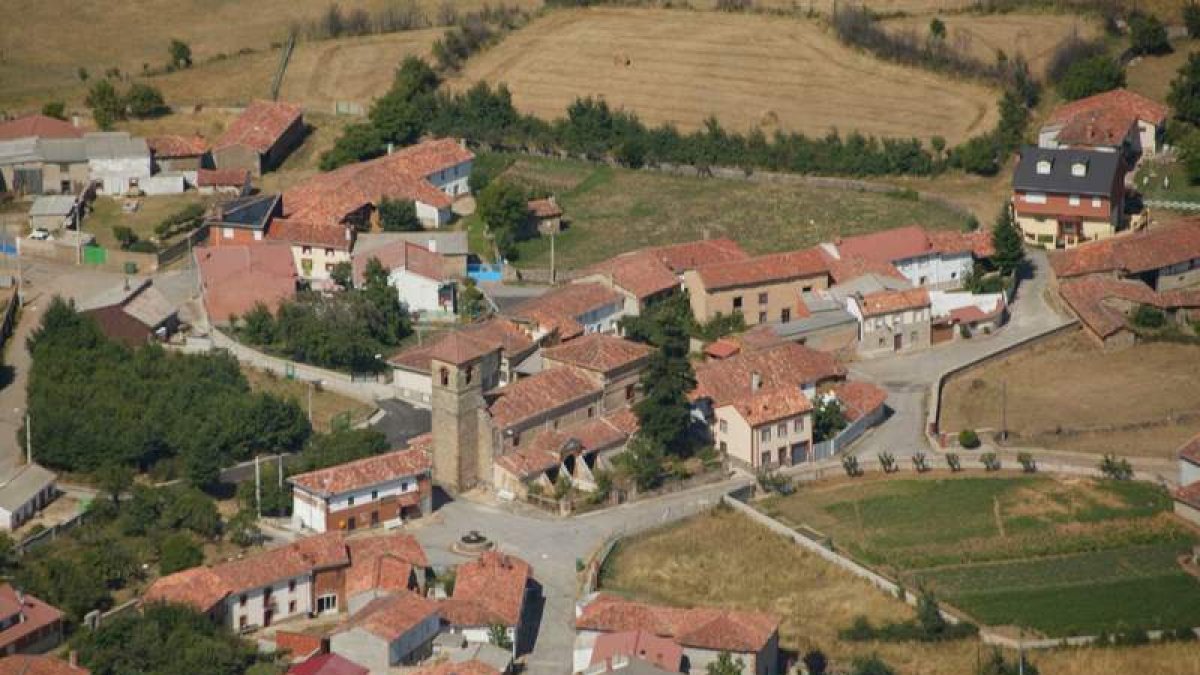 Vista área de la localidad oficialmente nombrada El Valle de las Casas.