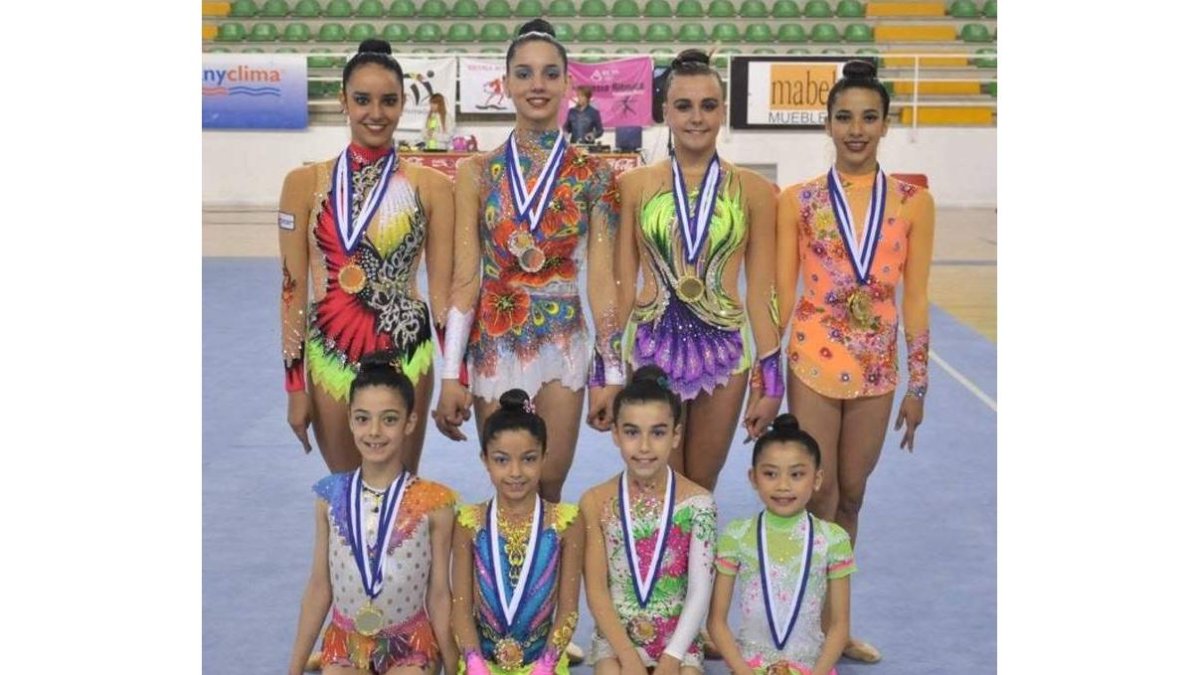 Las gimnastas del Ritmo defienden reinado en Pontevedra.