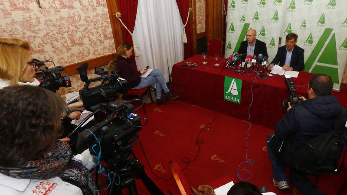 José Antonio Turrado y Arsenio García presentaron el balance anual de Asaja