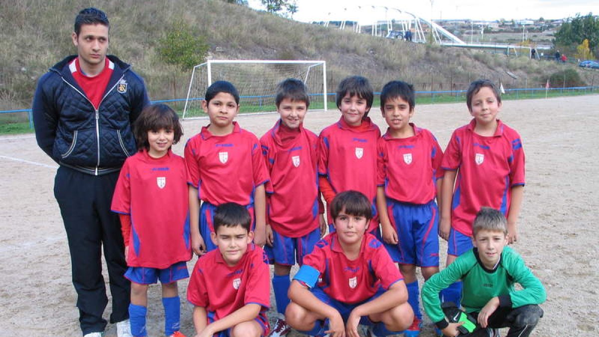 Formación del San Ignacio que milita en la 1.ª División Provincial Alevín.