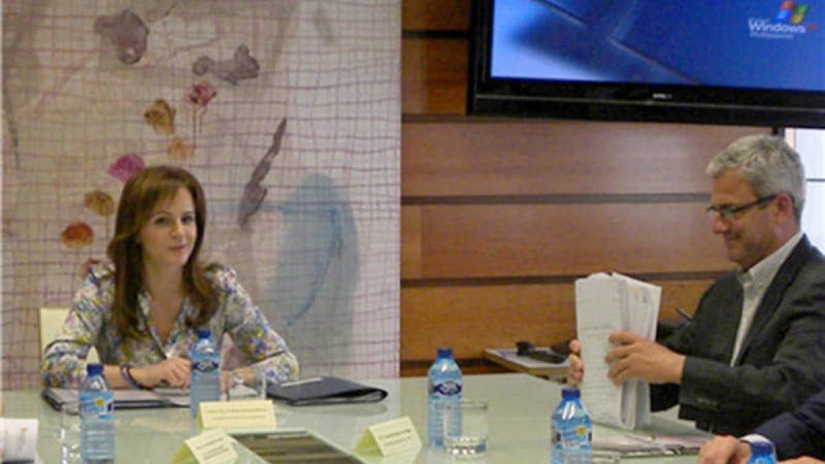 Silvia Clemente se reunió ayer con los productores de leche.