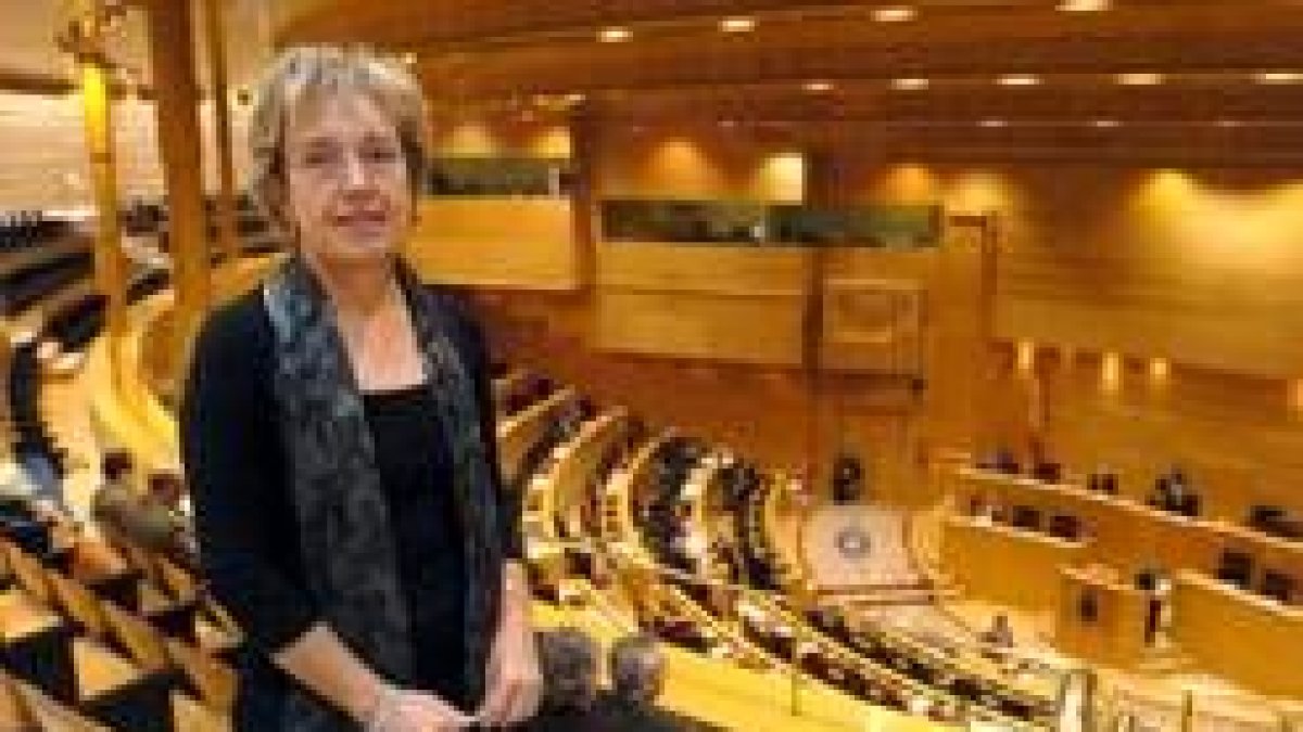 La consejera de Cultura de la Generalitat, Caterina Mieras, en el Senado