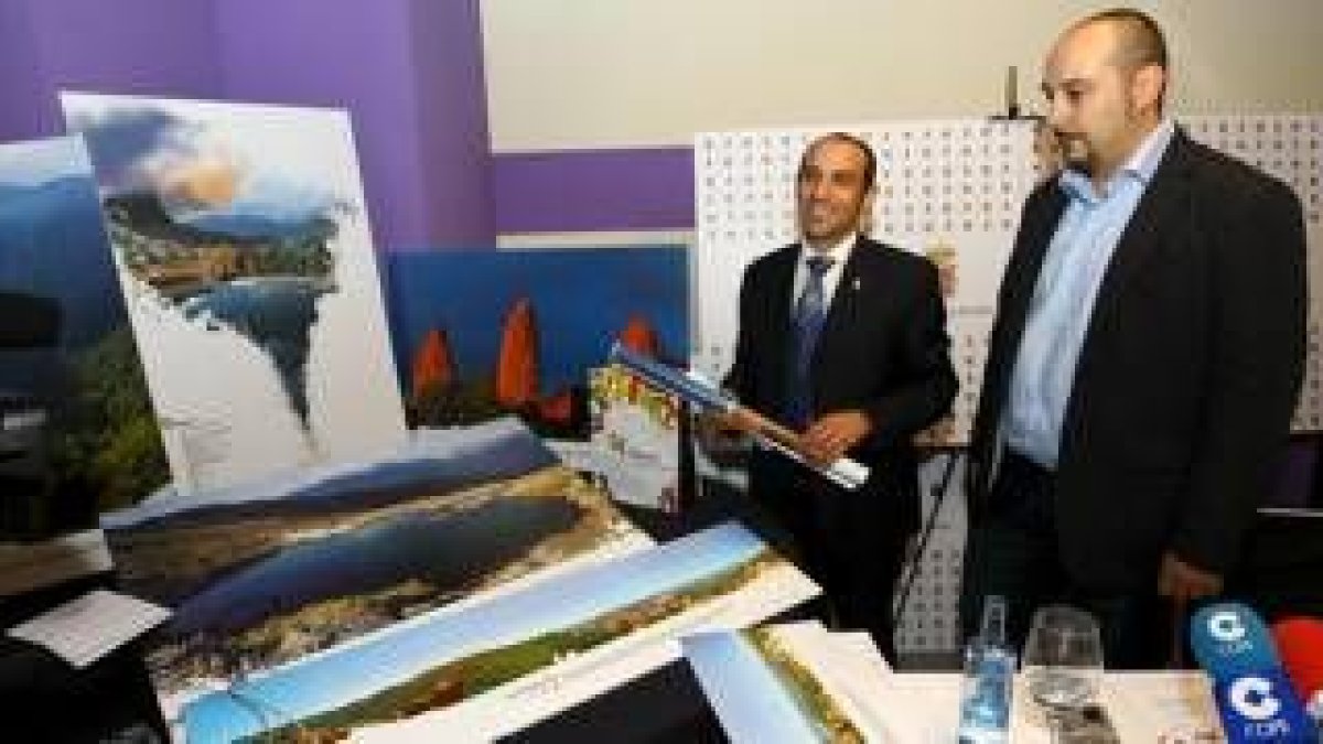 Jesús Celemín y Juan Manuel Salví, durante la presentación de la nueva campaña del Consejo