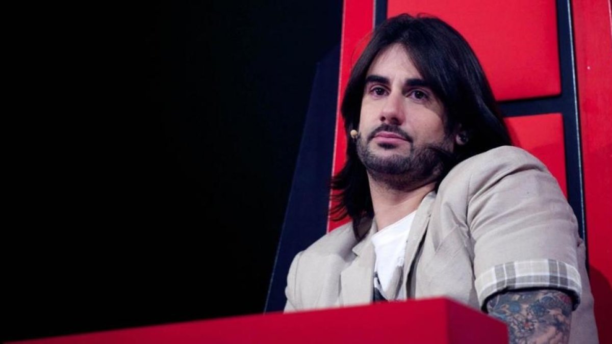 Melendi, en la primera temporada de 'La voz'.