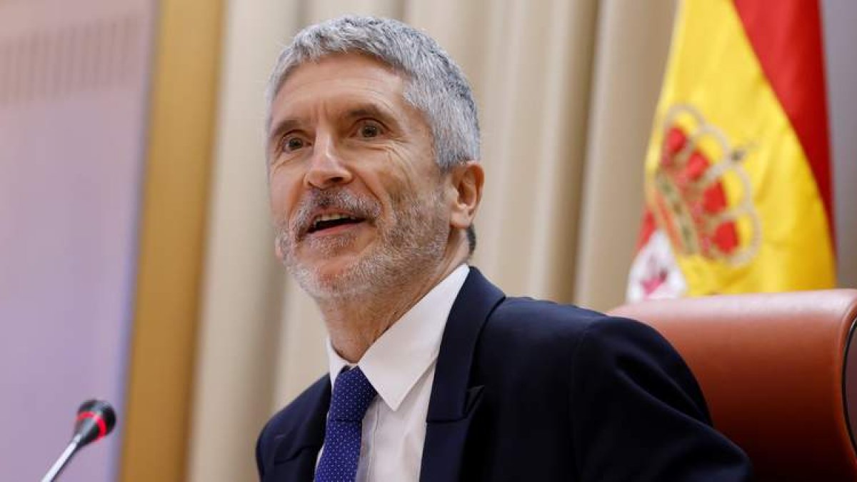 El ministro de Interior del Gobierno de España, Fernando Grande-Marlaska. MARISCAL