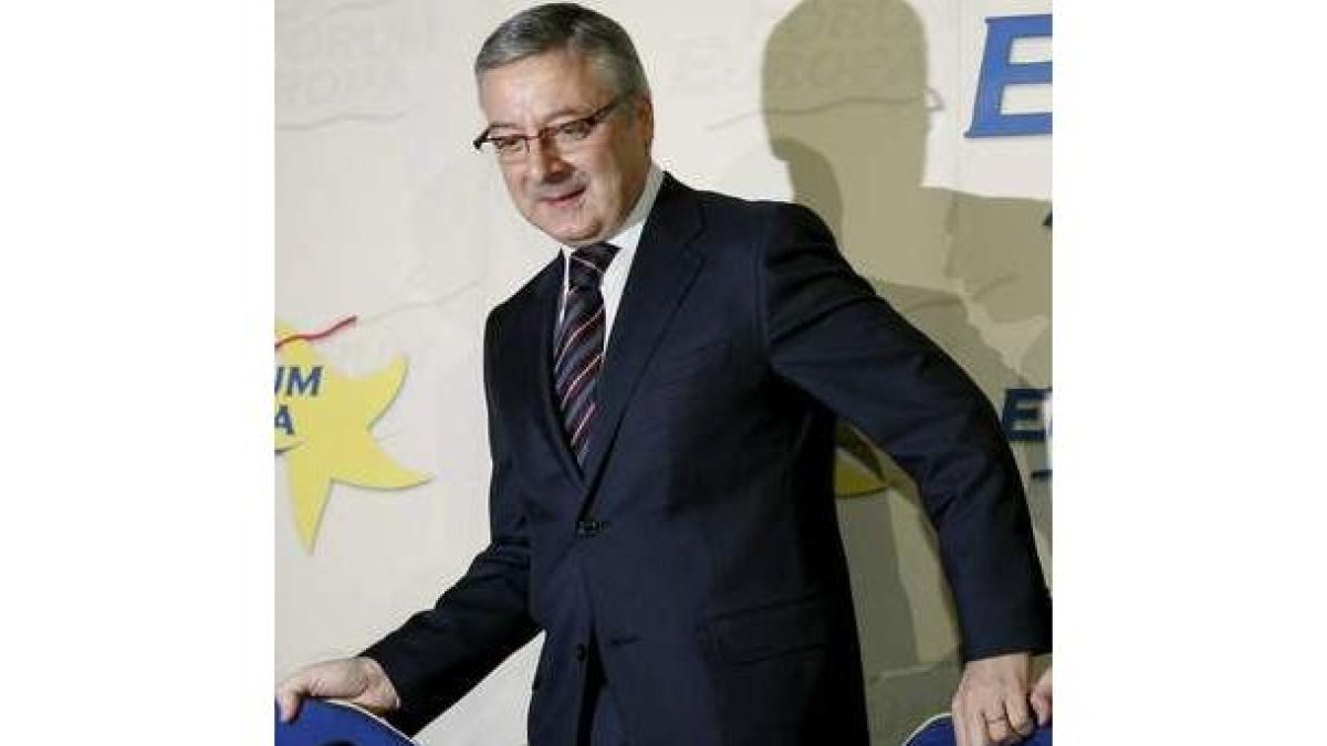 El ministro de Fomento, José Blanco, en el día de ayer.