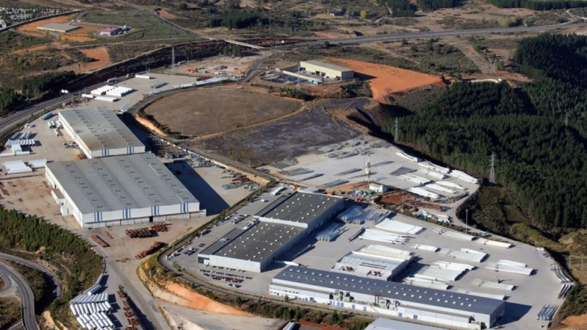 El polígono industrial de La Llanada.